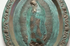 Patina Copper Virgin Mary 